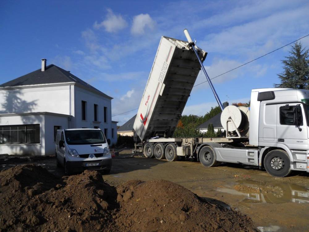 Réalisation d'une chape pour maison neuve
